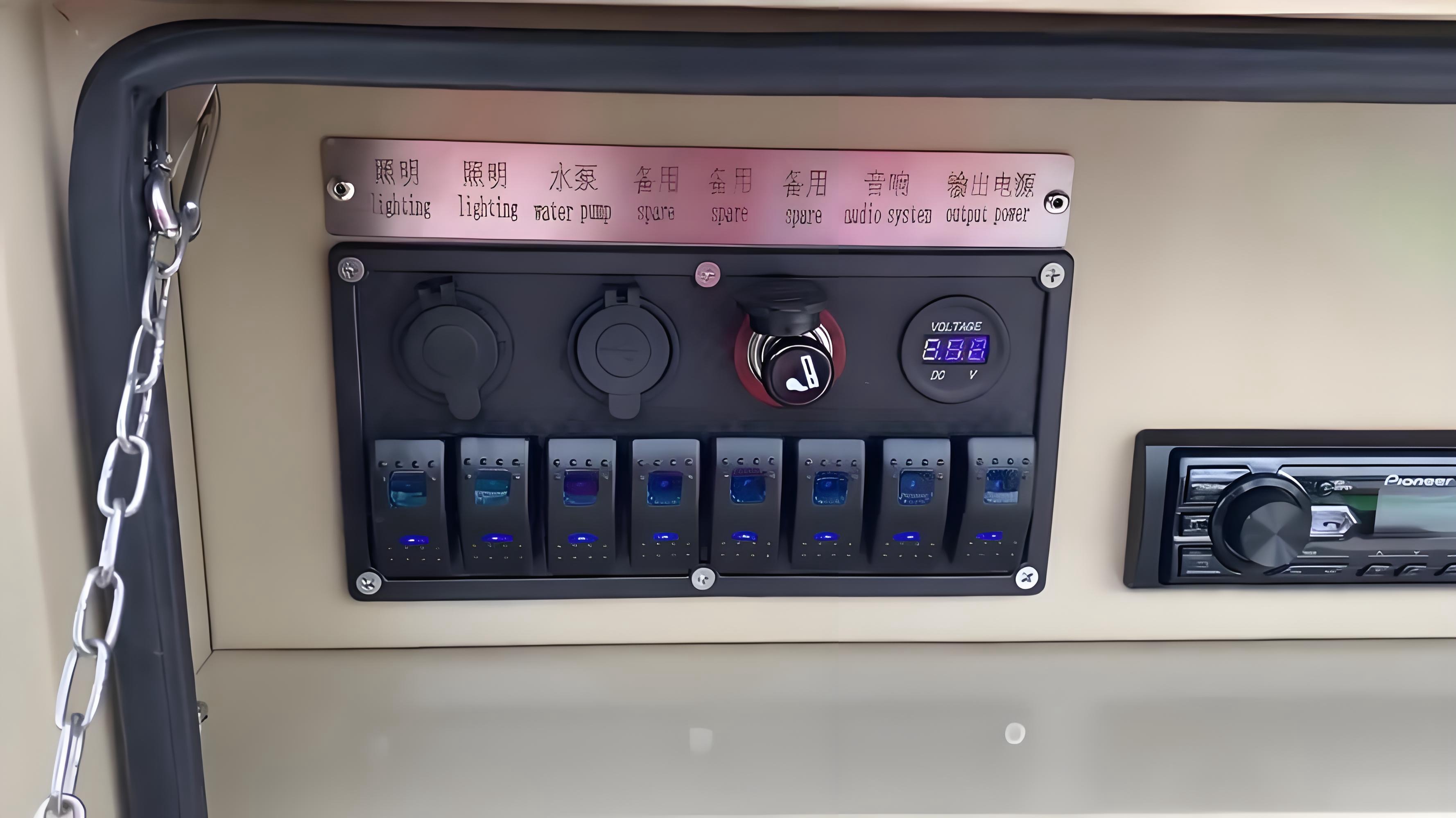 Main switch board, etc